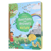 Usborne: Lift the Flap Questions and Answers About Nature by Katie Daynes - Ages 5+ - Board Book 5-7 Usborne Publishing Ltd