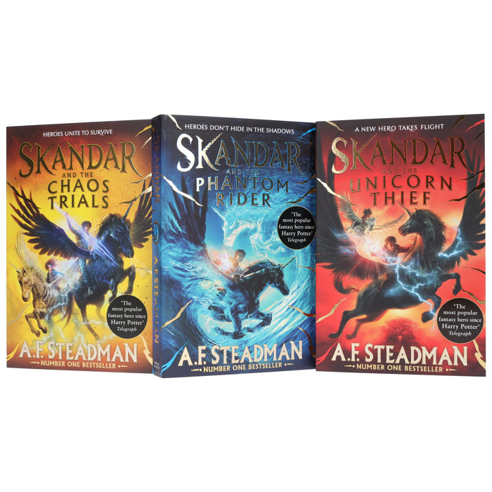 The Skandar Collection Series By A.F. Steadman 3 Books Box Set - Ages 9-12 - Paperback 9-14 Simon & Schuster