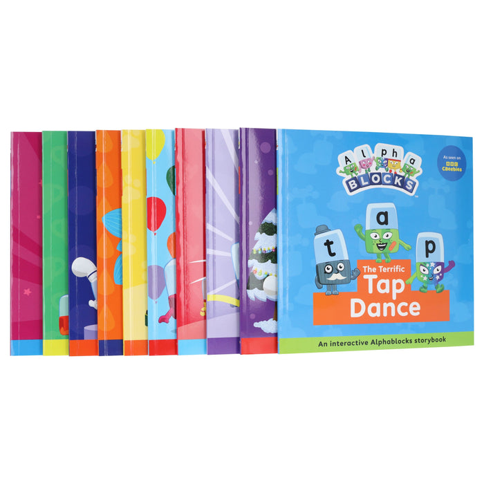 Alphablocks Read Together: Interactive 10 Picture Books Collection Set - Ages 3-5 - Paperback 3-5 Sweet Cherry Publishing