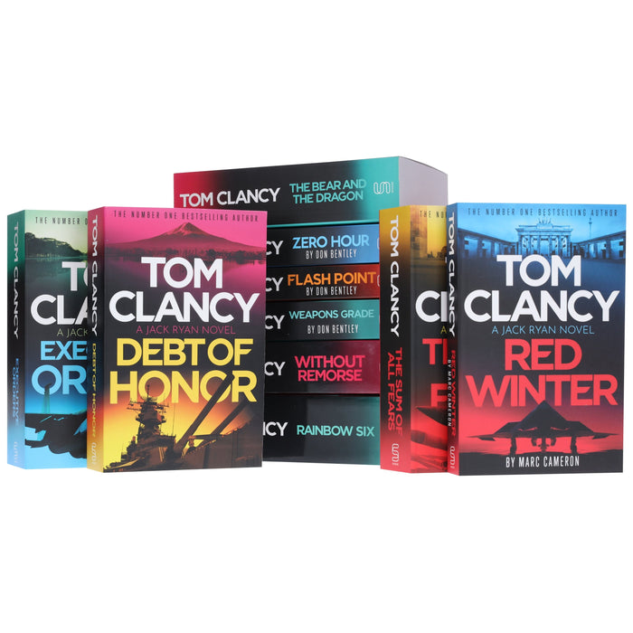 A Jack Ryan, JR & John Clark Novels by Tom Clancy 10 Books Collection Set - Fiction - Paperback Fiction Hachette