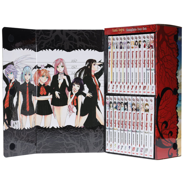 Rosario Vampire Season 1 & 2 Complete 24 Books Collection Box Set By Akihisa Ikeda - Manga - Paperback Graphic Novels Viz Media, Subs. of Shogakukan Inc