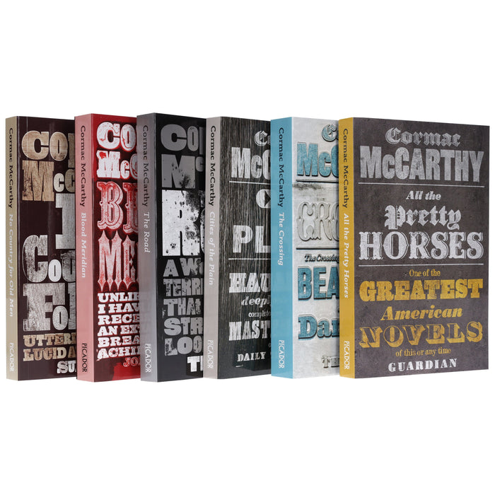 Cormac McCarthy 6 Books Collection Set - Fiction - Paperback Fiction Various