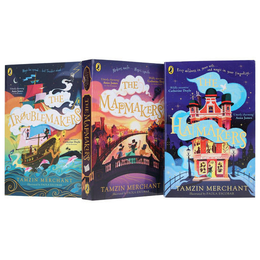 The Hatmakers Series By Tamzin Merchant 3 Books Collection Set - Ages 8-13 - Paperback 9-14 Penguin Random House