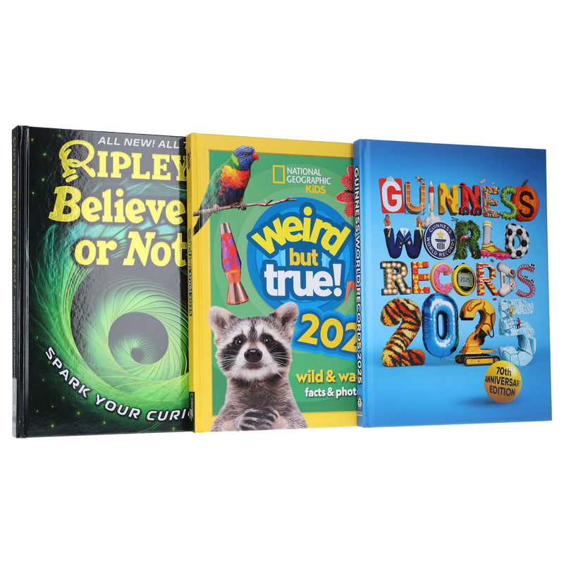 Mind Blowing Facts & Records 2025 Collection 3 Books Set – Non Fiction - Hardback Non-Fiction Various