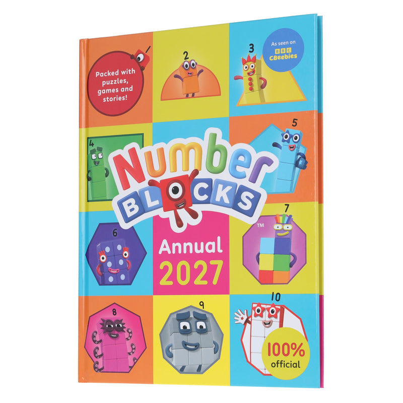Numberblocks Annual 2027: Packed with Puzzles, Games and Stories! - Ages 3-5 - Hardback 3-5 Sweet Cherry Publishing