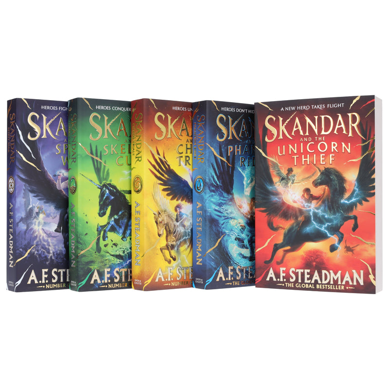 Skandar Series By A.F. Steadman 5 Books Collection Set - Ages 9-12 - Paperback 9-14 Simon & Schuster