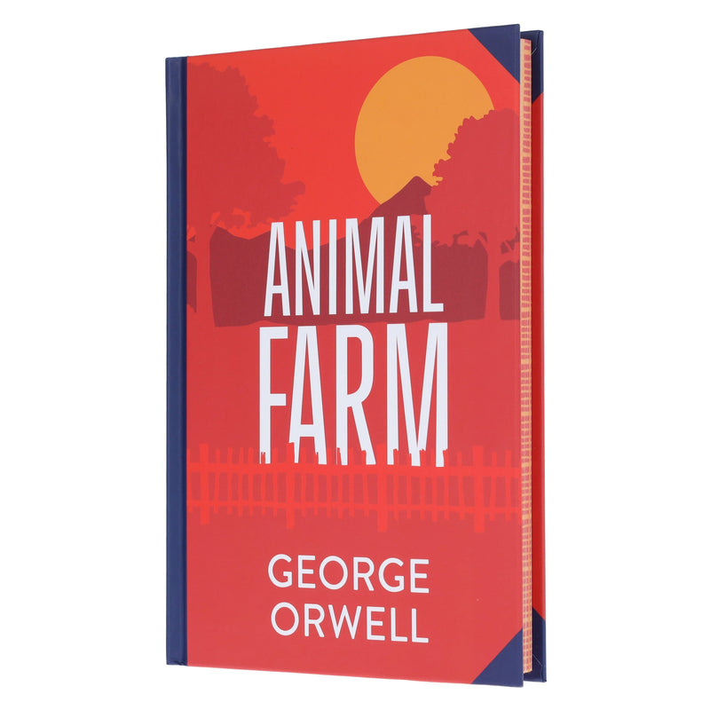 Animal Farm by George Orwell (Deluxe Edition) Sprayed Edge Hardback Fiction Wilco Books