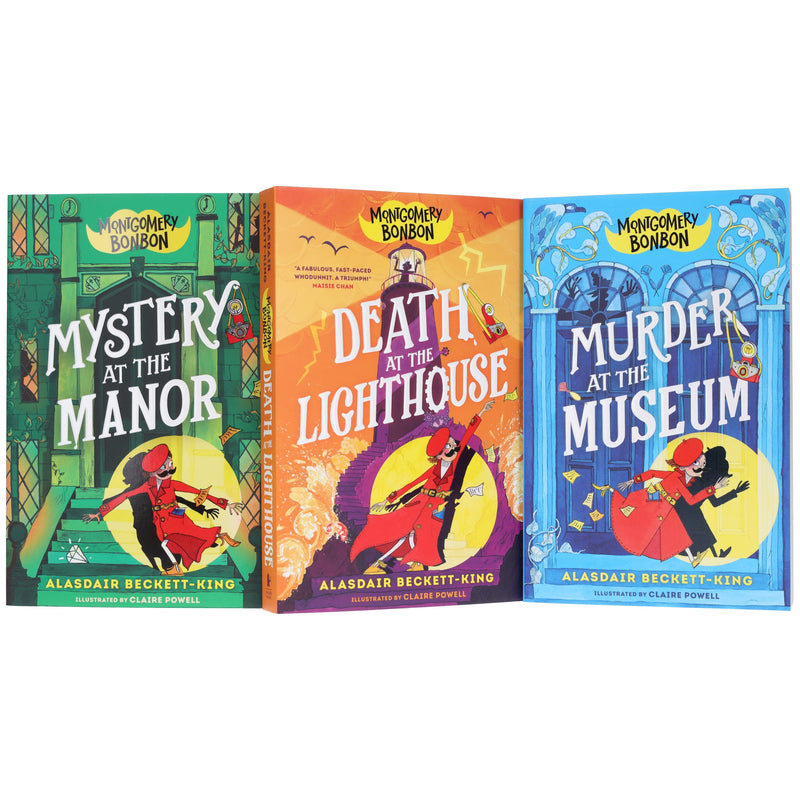 Montgomery Bonbon Series by Alasdair Beckett-King: 3 Books Collection Set - Ages 9-12 - Paperback 9-14 Walker Books