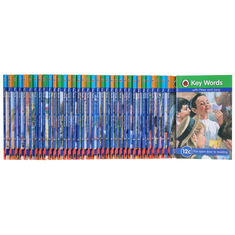 Ladybird Key Words with Peter and Jane 36 Books Collection Box Set - Ages 5-7 - Hardback 5-7 Penguin Random House