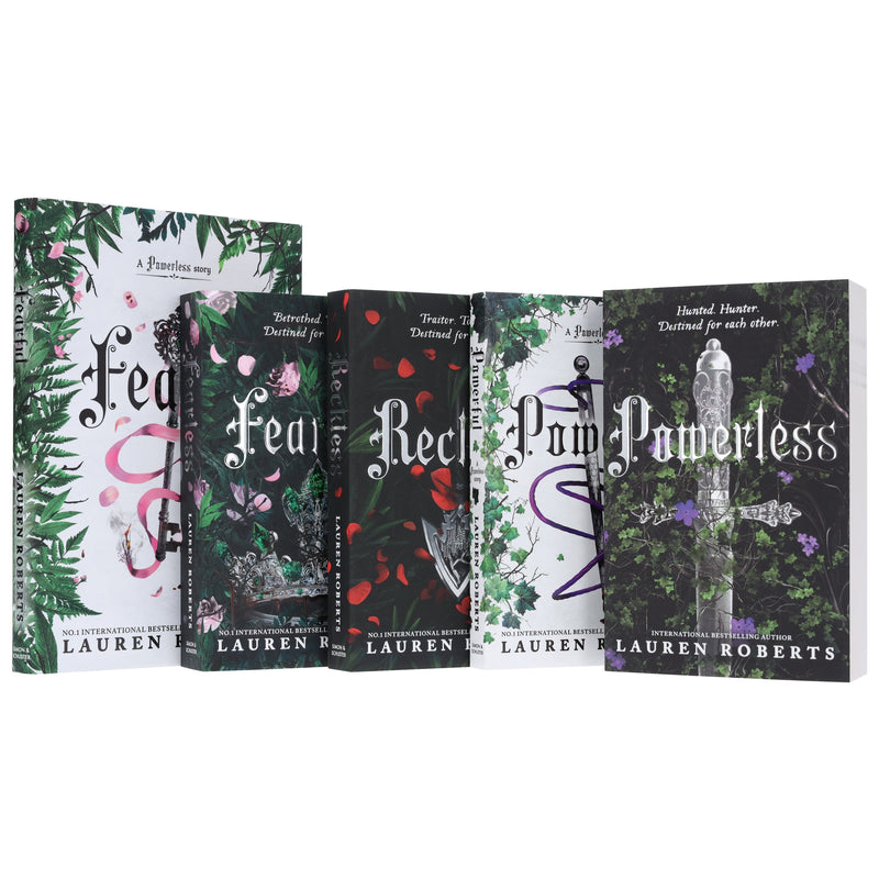The Powerless Series By Lauren Roberts 5 Books Collection Set - Ages 14+ - Paperback/Hardback Fiction Simon & Schuster