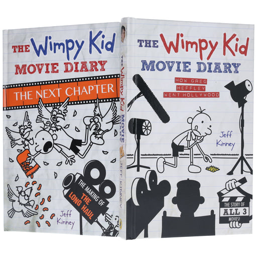 Diary of a Wimpy Kid by Jeff Kinney: Movie Diary Collection 2 Books Set - Ages 7-12 - Hardback 7-9 Penguin Random House
