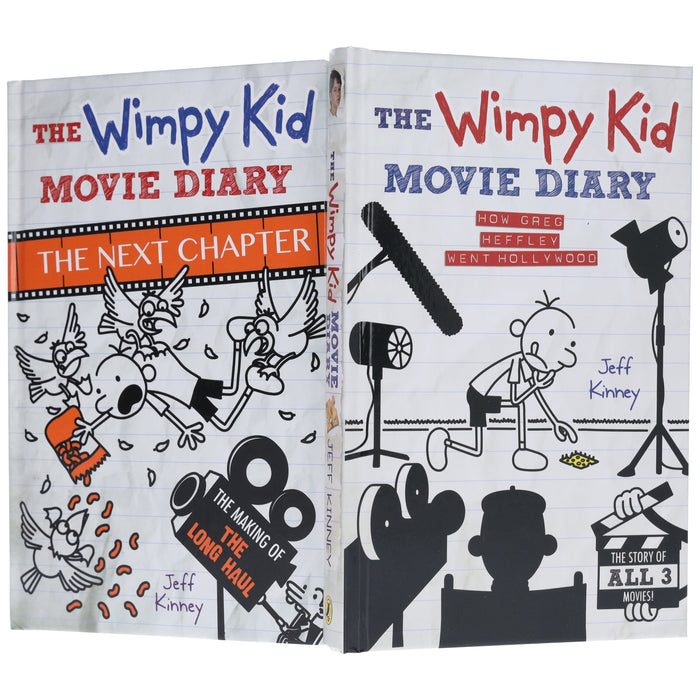 Diary of a Wimpy Kid by Jeff Kinney: Movie Diary Collection 2 Books Set - Ages 7-12 - Hardback 7-9 Penguin Random House