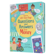 Usborne: Lift-The-Flap Questions and Answers about Money by Lara Bryan - Ages 6+ - Board Book 5-7 Usborne Publishing Ltd