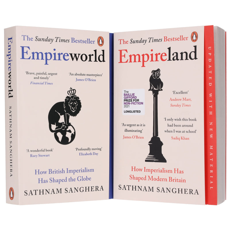 Empireland & Empireworld By Sathnam Sanghera 2 Books Collection Set - Non Fiction - Paperback Non-Fiction Penguin