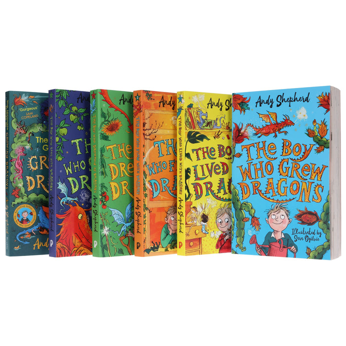 Boy Who Grew Dragons Series By Andy Shepherd 6 Books Collection Set - Ages 7-9 - Paperback 7-9 Bonnier Books Ltd