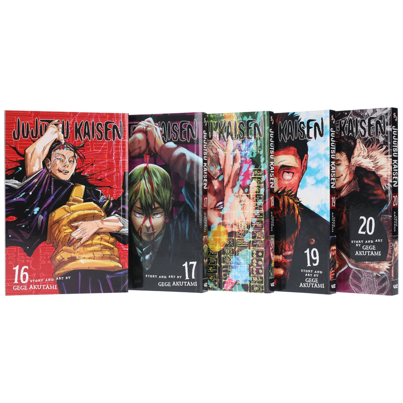 Jujutsu Kaisen Series (Book 16-20) By Gege Akutami 5 Books Collection Manga Set - Ages 16+ - Paperback Graphic Novels Viz Media, Subs. of Shogakukan Inc