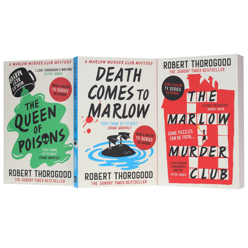 The Marlow Murder Club Mysteries By Robert Thorogood 3 Books Collection Set - Fiction - Paperback Fiction HarperCollins Publishers
