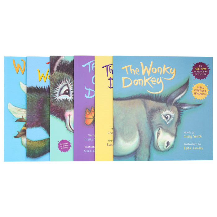 Wonky Donkey Series by Craig Smith & Maureen Thomson Illustrated 6 Books Collection Set - Ages 3+ - Paperback 3-5 Scholastic