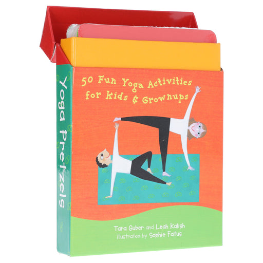 Yoga Pretzels: 50 Fun Yoga Activities for Kids and Grownups by Tara Guber & Leah Kalish - Ages 4+ - Yoga Cards 3-5 Barefoot Books Ltd