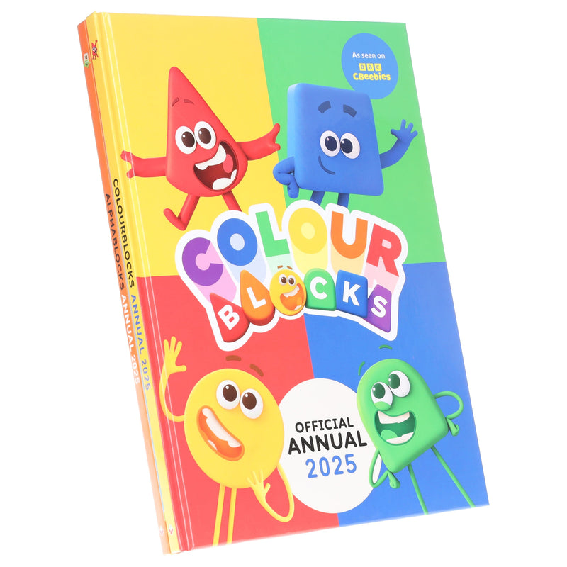 Alphablocks & Colourblocks Annual 2025 By Sweet Cherry Publishing: 2 Books Collection Set - Ages 3-5 - Hardback 0-5 Sweet Cherry Publishing