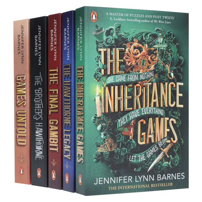 The Inheritance Games Series By Jennifer Lynn Barnes: 5 Books Collection Set - Ages 12-17 - Paperback Fiction Penguin Random House