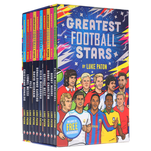 The Greatest Football Stars by Luke Paton 10 Books Collection Box Set - Ages 7+ - Paperback 7-9 Sweet Cherry Publishing