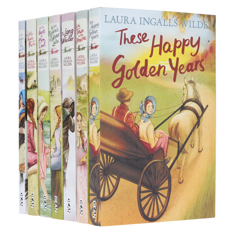 Little House on the Prairie by Laura Ingalls Wilder 7 Books Collection Set - Ages 8-12 - Paperback 9-14 HarperCollins Publishers