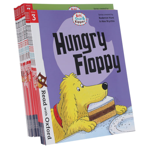 Biff, Chip and Kipper: Read with Oxford Stage 3 16 Books Collection Set by Roderick Hunt - Age 5+ - Paperback 0-5 Oxford University Press