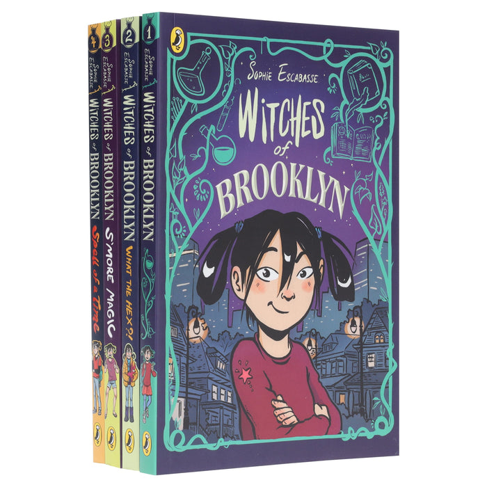 Witches of Brooklyn Graphic Novel Series by Sophie Escabasse 4 Books Collection Set - Ages 7-14 - Paperback Graphic Novels Penguin Random House