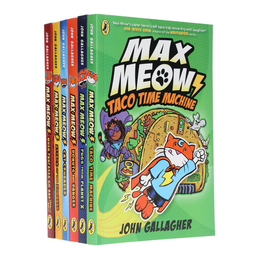 Max Meow Series By John Gallagher: Graphic Novels 6 Books Collection Set - Ages 5-10 - Paperback Graphic Novels Penguin Random House