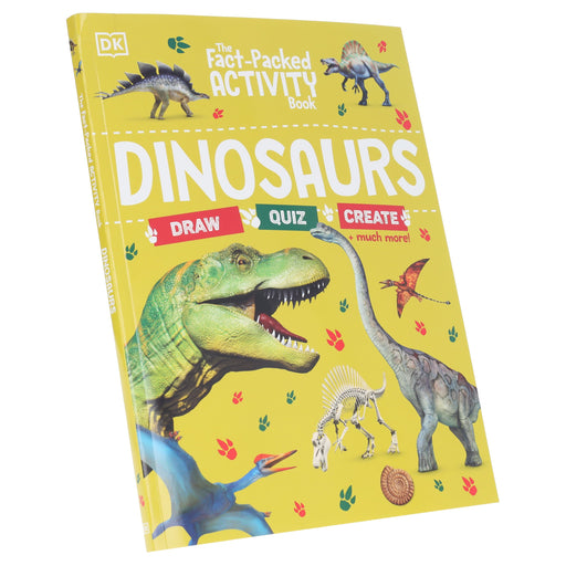 The Fact-Packed Activity Book: Dinosaurs by DK - Ages 5+ - Paperback 5-7 DK