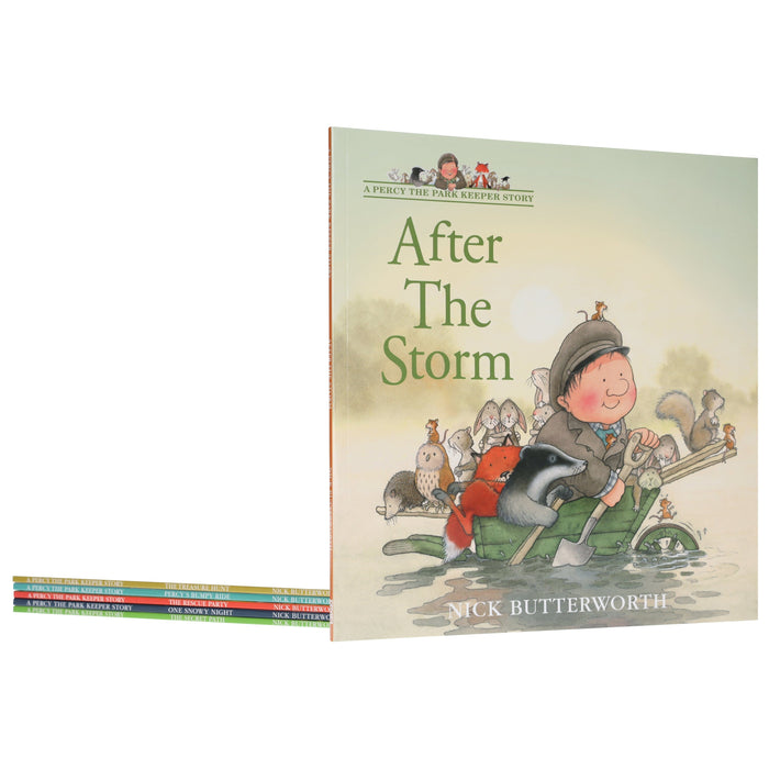 Percy the Park Keeper Series By Nick Butterworth 6 Books Collection Set - Ages 2+ - Paperback 5-7 HarperCollins Publishers