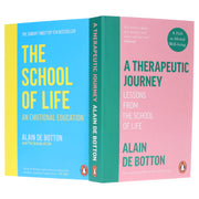 A Therapeutic Journey & The School of Life by Alain de Botton 2 Books Collection Set - Non Fiction - Paperback Non-Fiction Penguin