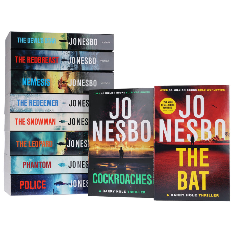Harry Hole Series (Book 1-10) By Jo Nesbo: 10 Books Collection Set - Fiction - Paperback Fiction Penguin