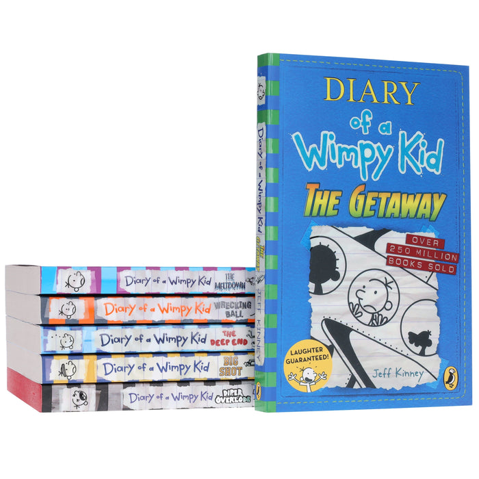 Diary of a Wimpy Kid (Book 12-17) by Jeff Kinney: 6 Books Collection Set - Ages 7+ - Paperback B2D DEALS Penguin Random House