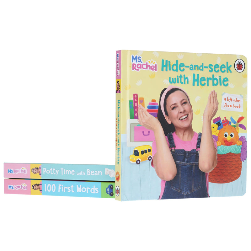 Ms Rachel's Collection Illustrated 3 Books: Early Learning & Speech Development Set - Ages 1-5 - Paperback 0-5 Ladybird