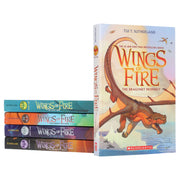 Wings of Fire by Tui T Sutherland 5 Books Collection Set - Ages 9-14 - Paperback 9-14 Scholastic