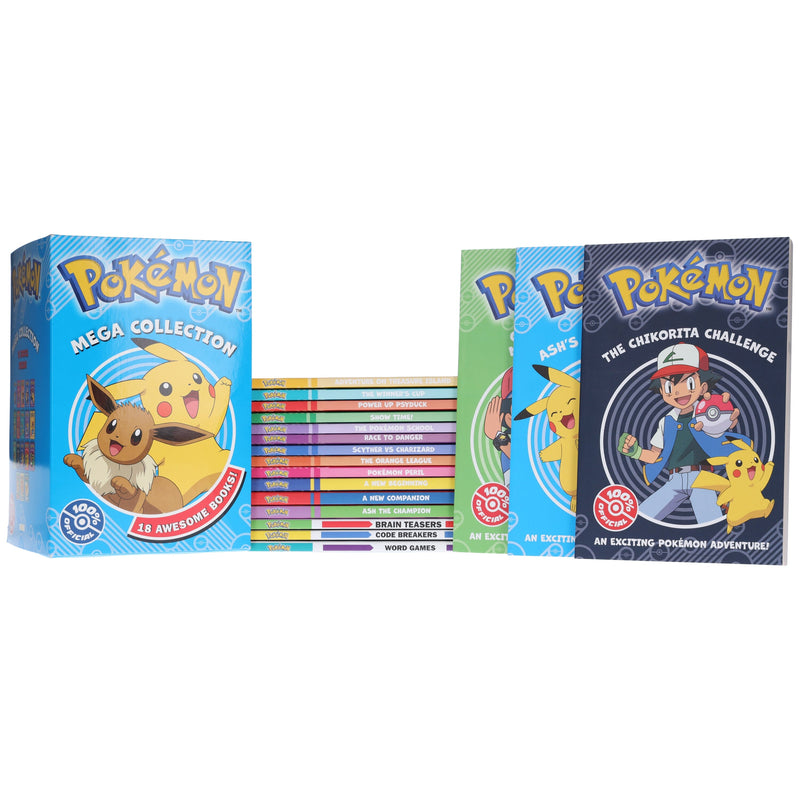 Pokemon Mega Collection 18 Books Box Set - Ages 5-8 - Paperback 5-7 HarperCollins Publishers