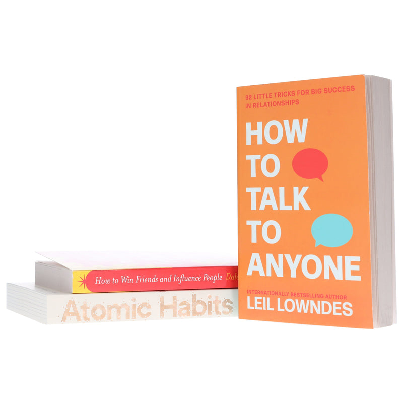 Atomic Habits, How To Talk To Anyone & How to Win Friends and Influence People - Non Fiction - Paperback Non-Fiction Various