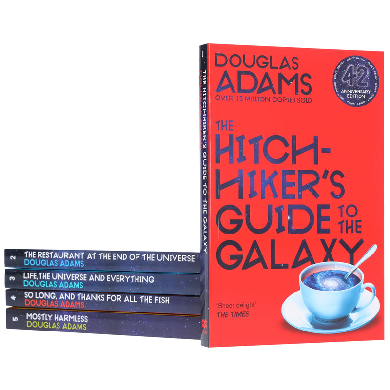 The Hitchhiker's Guide to the Galaxy by Douglas Adams: Complete Books 1-5 Box Set - Fiction - Paperback Fiction Macmillan