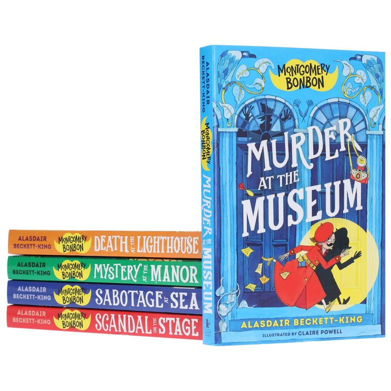 Montgomery Bonbon Series by Alasdair Beckett-King: Illustrated 5 Books Collection Set - Ages 9-12 - Paperback 9-14 Walker Books