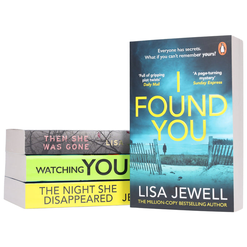 Lisa Jewell's Then She Was Gone, The Night She Disappeared, Watching You & I Found You: 4 Books Collection Set - Fiction - Paperback Fiction Penguin Random House