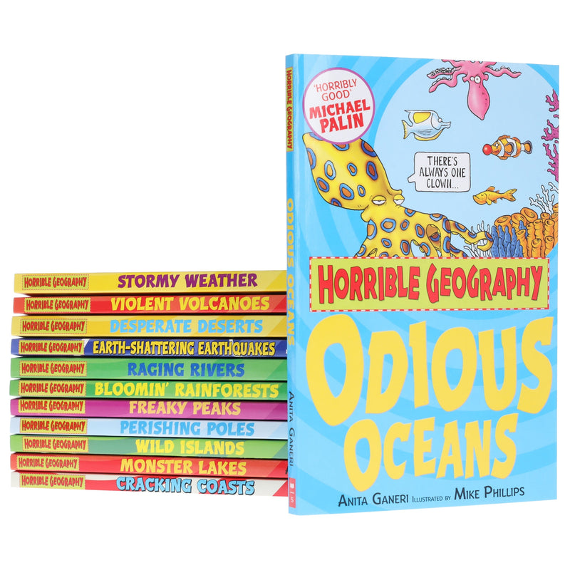 Horrible Geography Collection 12 Books Set By Anita Ganeri - Ages 9-14 - Paperback 9-14 Scholastic