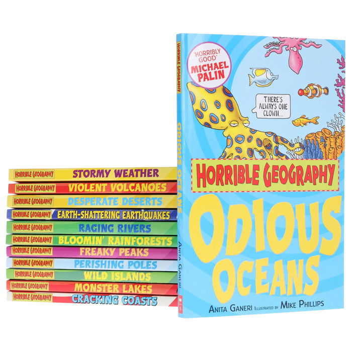 Horrible Geography Collection 12 Books Set By Anita Ganeri - Ages 9-14 - Paperback 9-14 Scholastic