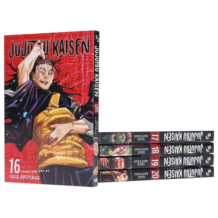Jujutsu Kaisen Series (Book 16-20) By Gege Akutami 5 Books Collection Manga Set - Ages 16+ - Paperback Graphic Novels Viz Media, Subs. of Shogakukan Inc