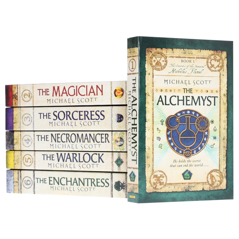The Secrets of the Immortal Nicholas Flamel Collection by Michael Scott 6 Books Set - Ages 9-17 - Paperback Young Adult Penguin Random House