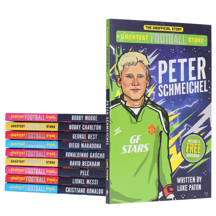The Greatest Football Stars by Luke Paton 10 Books Collection Box Set - Ages 7+ - Paperback 7-9 Sweet Cherry Publishing