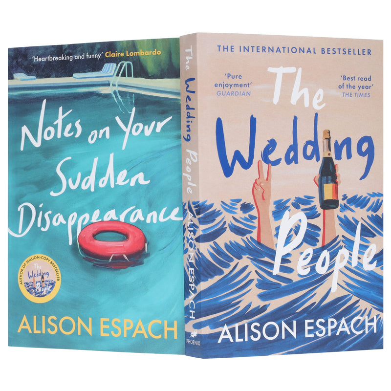 Alison Espach Collection (The Wedding People & Notes on Your Sudden Disappearance) 2 Books Set - Fiction - Paperback Fiction Hachette