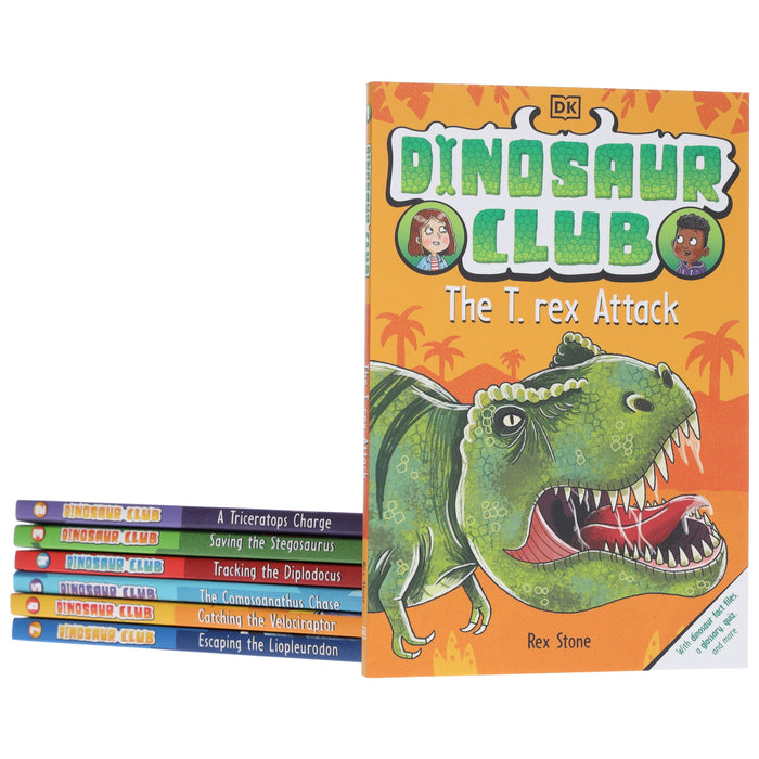 Dinosaur Club Series by Rex Stone: 7 Books Collection Set - Age 5-7 - Paperback 5-7 DK Children