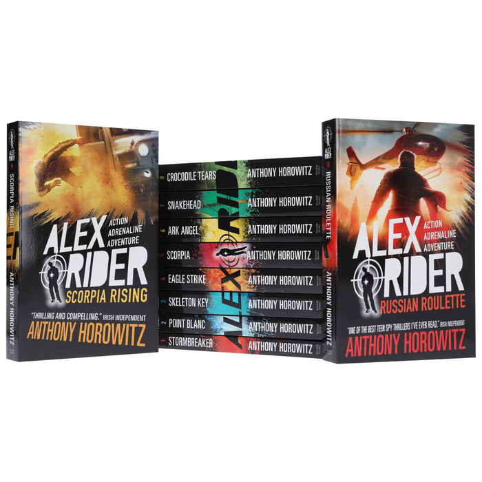 Alex Rider by Anthony Horowitz 10 Books Box Set Collection - Spy Fiction - Paperback 9-14 Walker Books Ltd